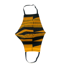 Load image into Gallery viewer, Black Kente Face Mask - D'Aku Designs