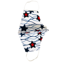 Load image into Gallery viewer, White Star Face Mask - D'Aku Designs