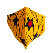 Load image into Gallery viewer, Golden Star Face Mask - D'Aku Designs