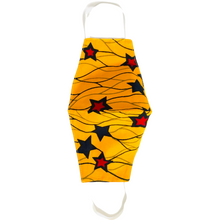 Load image into Gallery viewer, Golden Star Face Mask - D'Aku Designs