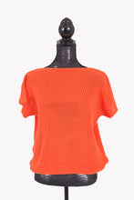 Load image into Gallery viewer, Short Sleeve 100% Cotton Knit Sweater - D&#39;Aku Designs
