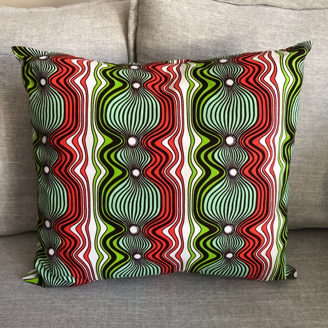 Vibe Green Pillow - D'Aku Designs