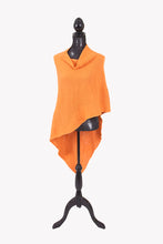 Load image into Gallery viewer, Orange Cotton Poncho - D&#39;Aku Designs
