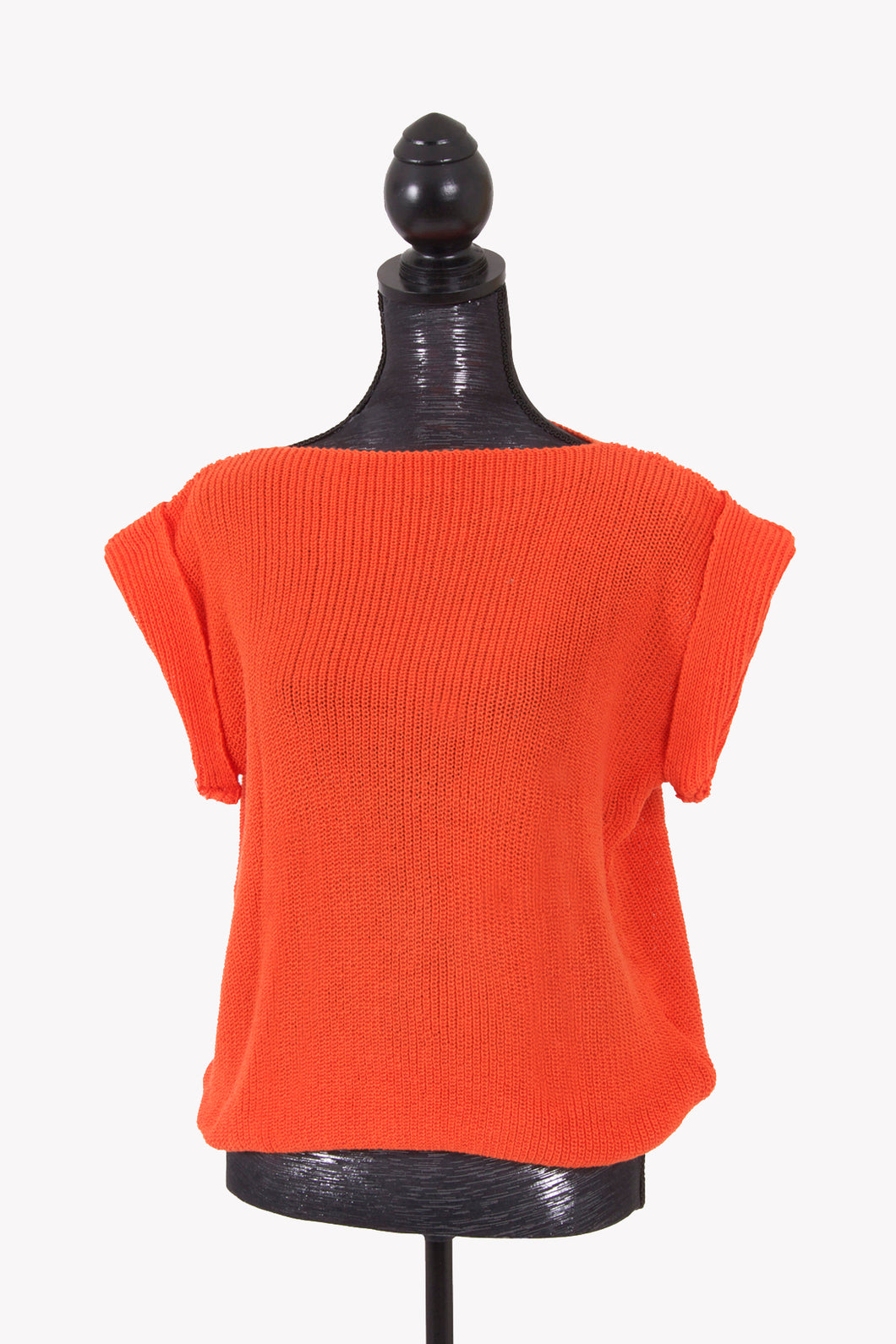 Short Sleeve 100% Cotton Knit Sweater - D'Aku Designs