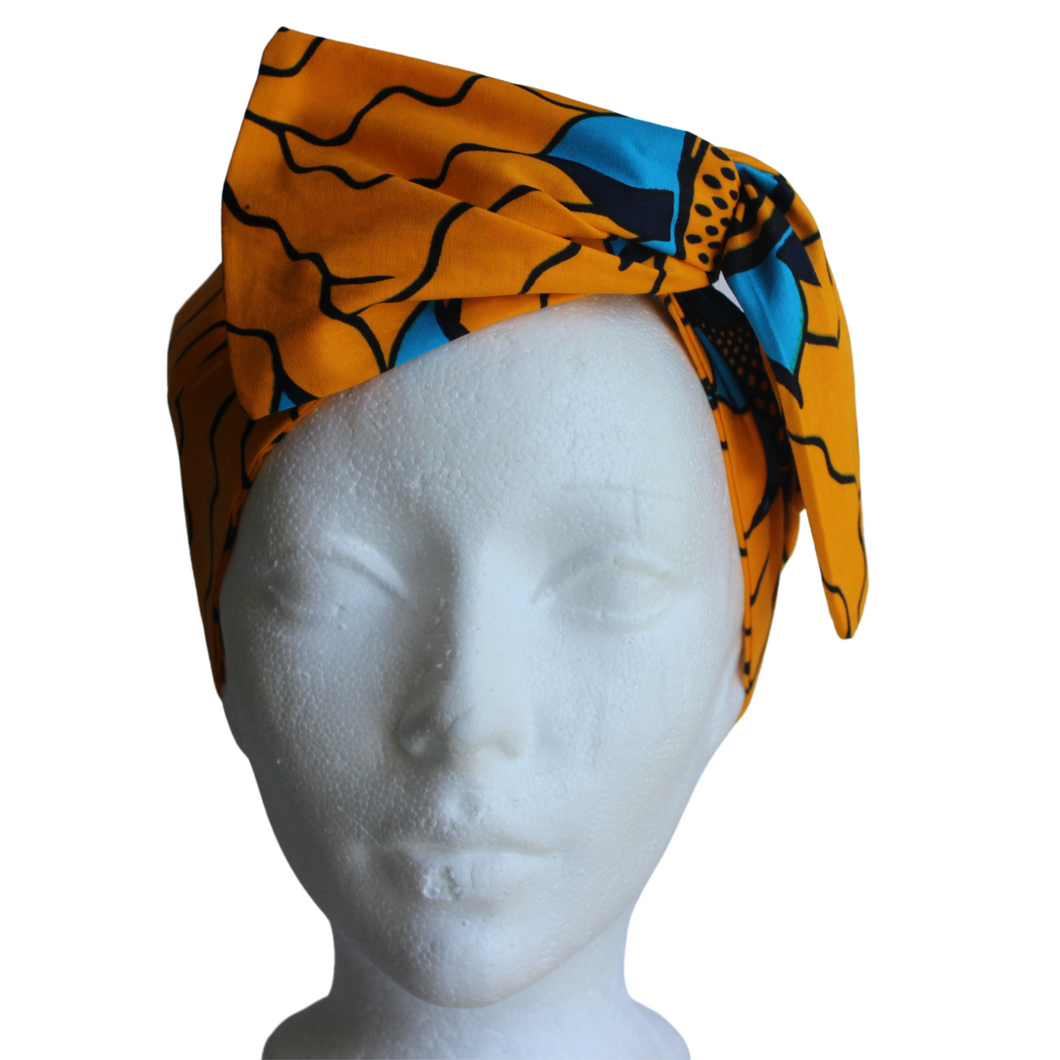 Twist Head Wrap - Sunflower - D'Aku Designs